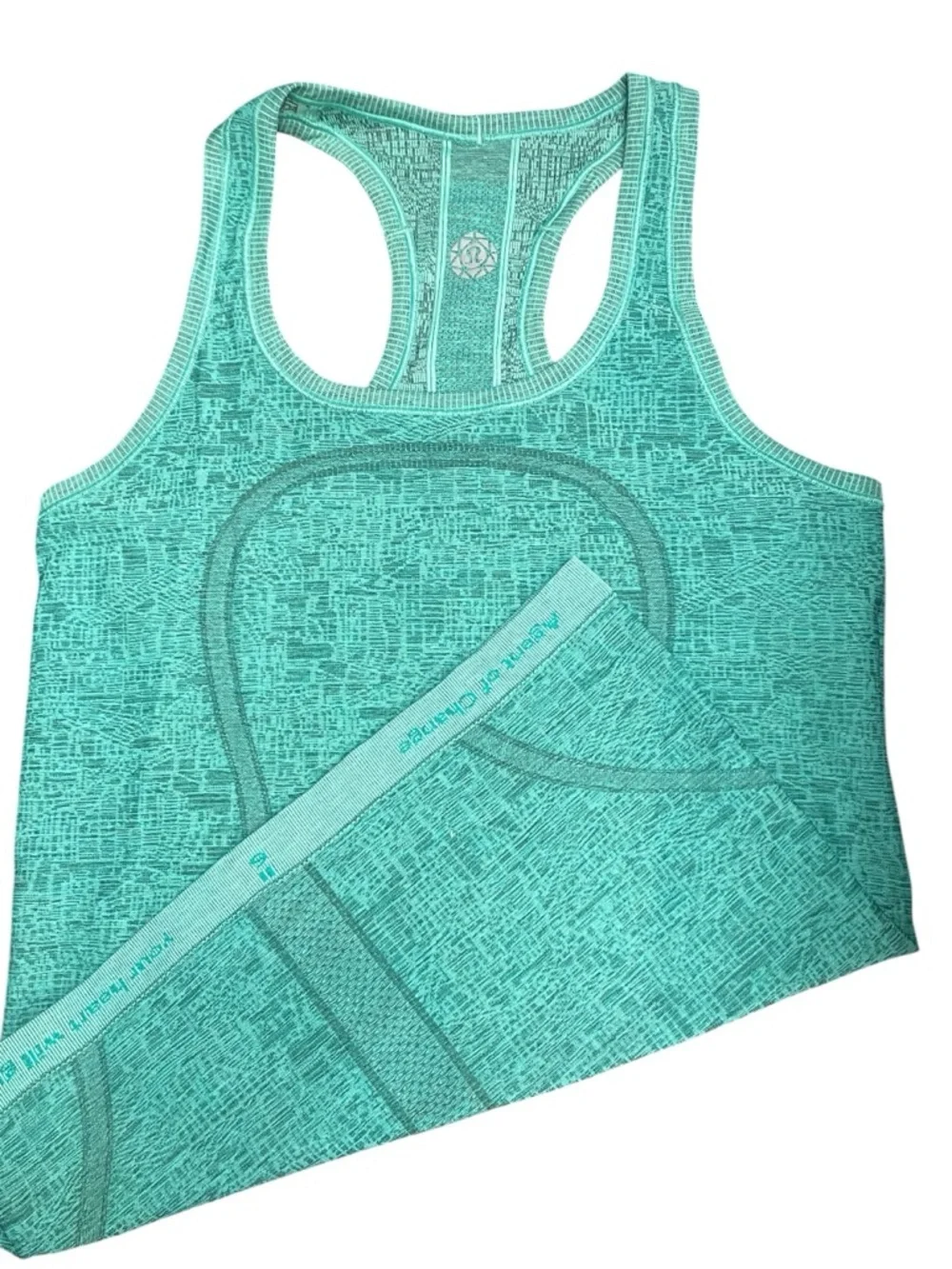 Rare lululemon Seawheeze 2016 Swiftly Racerback Tank Heathered Bali Breeze